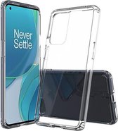 Voor OnePlus 9 Pro schokbestendig krasbestendig TPU + acryl beschermhoes (transparant)