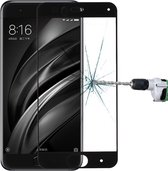 Voor Geschikt voor Xiaomi Mi 6 0,33 mm 9H Oppervlaktehardheid Zeefdruk Schermglas Volledig scherm Gehard Glas (zwart)