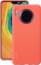 Voor Huawei Mate 30 Originele Huawei schokbestendige siliconen beschermhoes (oranje)