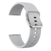 Voor Fitbit Versa 3 siliconen vervangende horlogeband (grijs)