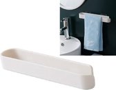 Multifunctioneel keukenhanddoekenrek Plastic omslag Opbergrek Potafdekking (wit)