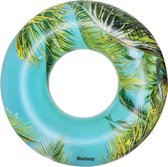 Zwemband tropical sunset 119 cm | blauw