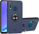 Voor Vivo Y17 & Y15 & Y12 2 in 1 pc + TPU beschermhoes met 360 graden roterende ringhouder (koningsblauw)