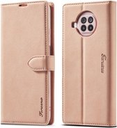 Voor Geschikt voor Xiaomi Mi 10T Lite Forwenw F1 Serie Mat Sterk Magnetisme Horizontale Flip Leren Case met Houder & Kaartsleuven & Portemonnee & Fotolijst (Rose Goud)