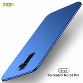 Voor Xiaomi RedMi Note8 Pro MOFI Frosted PC Ultradunne harde hoes (blauw)