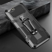 Voor Xiaomi Redmi 6A Armor Warrior schokbestendige pc + TPU beschermhoes (zwart)