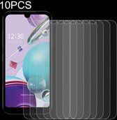 Voor LG K31 10 STUKS 0.26mm 9 H 2.5D Gehard Glas Film