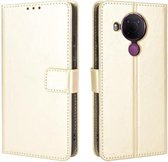 Voor Nokia 5.4 Retro Crazy Horse Texture Horizontale Flip Leren Case met Houder & Kaartsleuven & Fotolijst (Goud)