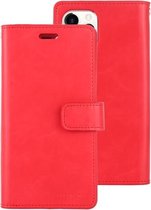 Voor iPhone 11 Pro Max MERCURY GOOSPERY MANSOOR Horizontale lederen flip-hoes met houder & kaartsleuven en portemonnee (rood)