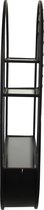 Lux - wandrek- zwart - metaal - 54.5x17x100