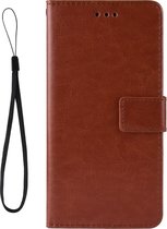 Sony Xperia 1 II Hoesje - Mobigear - Wallet Serie - Kunstlederen Bookcase - Bruin - Hoesje Geschikt Voor Sony Xperia 1 II