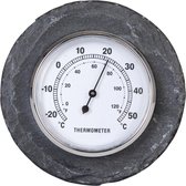 Leisteen thermometer rond