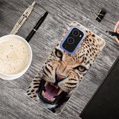 Voor OnePlus 9 Pro schokbestendig geverfd transparant TPU beschermhoes (Jaguar)