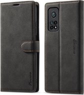 Voor Geschikt voor Xiaomi Mi 10T Pro Forwenw F1 Serie Mat Sterk Magnetisme Horizontale Flip Leren Case met Houder & Kaartsleuven & Portemonnee & Fotolijst (Zwart)
