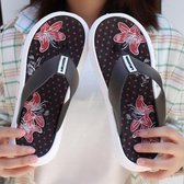 Romantic Cherry Blossom lichtgewicht en comfortabele slippers voor dames (kleur: zwart maat: 40)