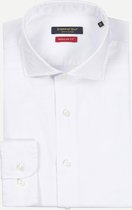 Steppin' Out Spring 2021  Regular Fit Cutaway Shirt Mannen - Regular Fit - Katoen - Wit (45)