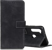 Voor Xiaomi Redmi Note 8T Krokodiltextuur Horizontale flip lederen tas met houder & kaartsleuven & portemonnee (zwart)