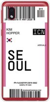 Voor Samsung Galaxy A01 Core Boarding Pass Series TPU telefoon beschermhoes (vlag Seoul)