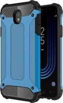 Voor Galaxy J7 Pro Magic Armor TPU + pc-combinatie (blauw)