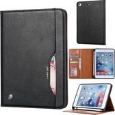 Kneed Skin Texture Horizontale Flip Leren Case voor iPad Mini 2019, met Fotolijst & Houder & Kaartsleuven & Portemonnee & Pennensleuf (Zwart)
