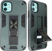 Wicked Narwal | Stand Hardcase Backcover voor iPhone 11 Donker Groen