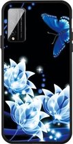 Voor Huawei Play 4T Pro Pattern Printing Embossment TPU Mobile Case (Orchid Butterfly)
