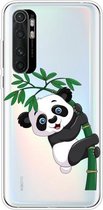 Voor Xiaomi Mi Note 10 Lite Shockproof Painted TPU beschermhoes (Bamboo Panda)