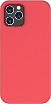 TOTUDESIGN AA-148 Brilliant Series schokbestendige vloeibare siliconen beschermhoes voor iPhone 12 Pro Max (rood)