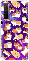 Voor Huawei P40 lite 5G / nova 7 SE schokbestendig Painted TPU beschermhoes (Corgis)