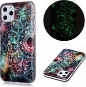 Voor iPhone 11 Pro Luminous TPU Soft beschermhoes (Mandala Flower)