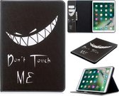 Voor iPad 10.2 Gekleurd tekeningpatroon Horizontaal Flip PU-lederen hoes met houder & kaartsleuven & portemonnee (grijns)