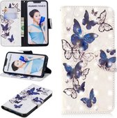 3D Gekleurde Tekening Patroon Horizontale Flip Leren Case voor Huawei Nova 3i & P Smart Plus, met Houder & Kaartsleuven & Portemonnee (Vlinders)