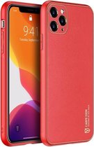 Voor iPhone 11 Pro DUX DUCIS YOLO-serie PU + PC + TPU beschermhoes (rood)