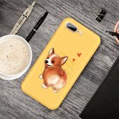 Voor iPhone 8 Plus & 7 Plus Cartoon Animal Pattern Shockproof TPU beschermhoes (Yellow Corgi)
