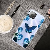 Voor Huawei Nova 8 SE schokbestendig geverfd transparant TPU beschermhoes (droomvlinder)