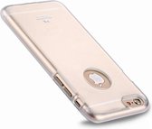 GOOSPERY JELLY CASE voor iPhone 6 & 6s TPU Glitterpoeder Valbestendige beschermhoes (transparant)