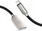Mcdodo CA-5267 Smart Series Auto Disconnect 8-pins naar USB-kabel, lengte: 1,8 m (zwart)