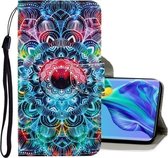 Voor Huawei Mate 30 Pro 3D Gekleurde Tekening Horizontale Flip PU Lederen Case met Houder & Kaartsleuven & Portemonnee (Mandala)