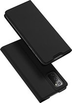 Voor Samsung Galaxy Note 20 DUX DUCIS Skin Pro Series Horizontale Flip PU + TPU lederen tas, met houder en kaartsleuven (zwart)