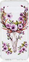 Sika Deer Pattern Noctilucent TPU Soft Case voor Galaxy S10 5G