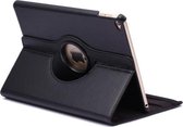 360 graden rotatie Litchi Texture Flip Leather Case met 2 versnellingen houder voor iPad Air 2 (zwart)