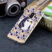 Penguin Pattern Soft TPU Case voor Galaxy S9