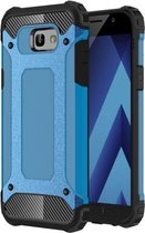 Voor Galaxy A5 (2017) / A520 Tough Armor TPU + PC combinatiehoes (blauw)