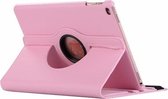Litchi Texture horizontale flip 360 graden rotatie lederen tas voor iPad Mini 2019, met houder en slaap- / wekfunctie (roze)