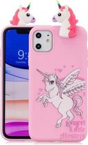 Voor iPhone 11 Pro Max schokbestendige cartoon TPU beschermhoes (eenhoorn)