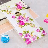 Voor Sony Xperia L2 Noctilucent Rose Flower Pattern TPU Soft Case beschermhoes