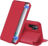 Voor Galaxy Note 10+ DUX DUCIS Skin X-serie PU + TPU horizontale flip lederen tas met houder en kaartsleuven (rood)