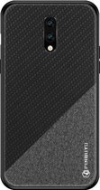 PINWUYO Honors Series schokbestendige pc + TPU beschermhoes voor OnePlus 7 (zwart)