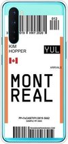 Voor OnePlus Nord Boarding Card Series Pattern TPU beschermhoes (Montreal)