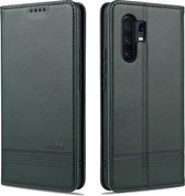 Voor vivo X30 / X30 Pro AZNS Magnetische Kalf Textuur Horizontale Flip Leren Case met Kaartsleuven & Houder & Portemonnee (Donkergroen)